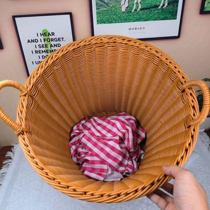Large Decorative Woven Storage Bin Kalsten