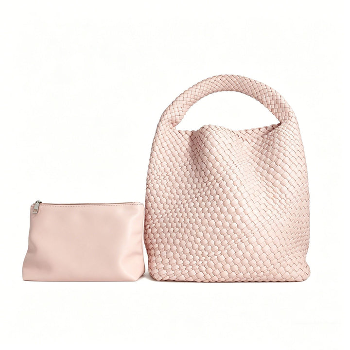 Textured Braided Tote Bag Kalsten
