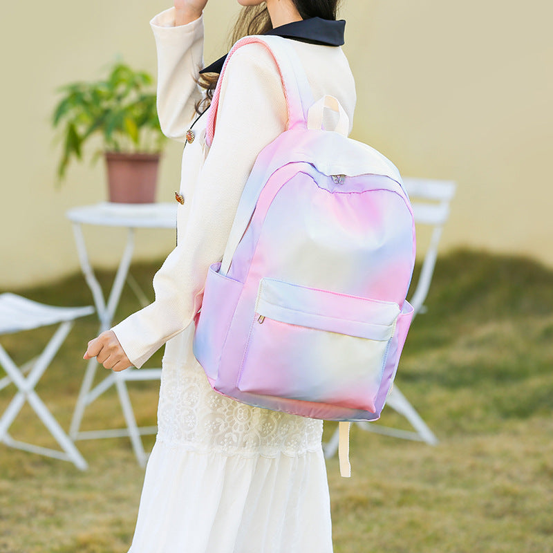 Stylish Cow Print Backpack and Accessory Set Kalsten