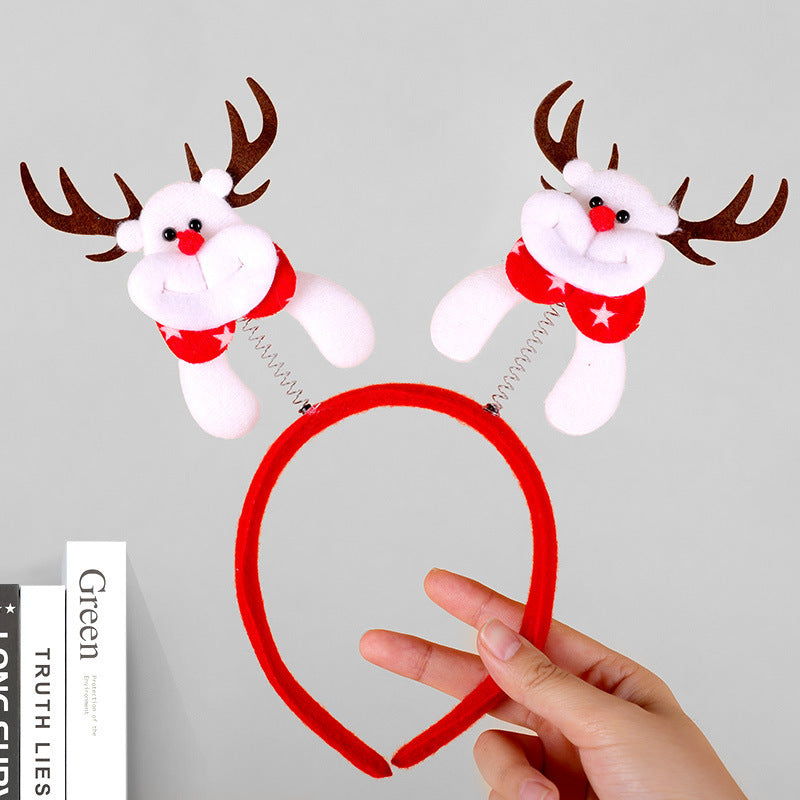 Festive Reindeer Antler Headband