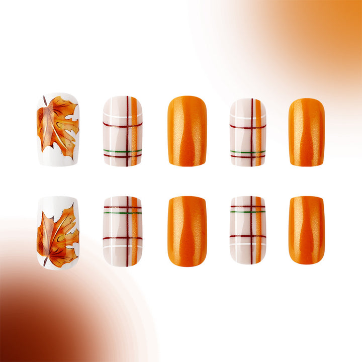Autumn-Inspired Nail Art Set Kalsten