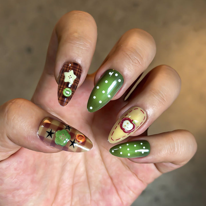 Artistic Decorative Press-On Nails Kalsten