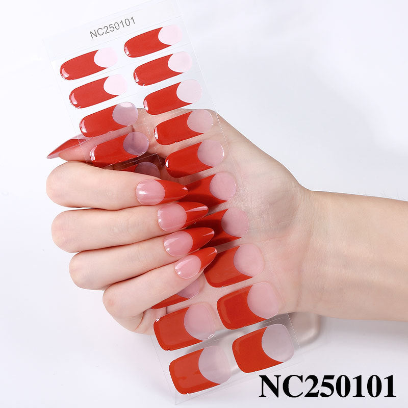 Elegant Floral Design Nail Wraps