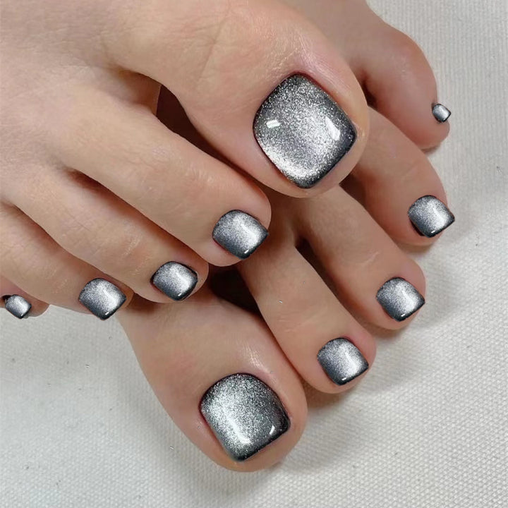 Decorative Crystal-Embellished Press-On Nails Kalsten