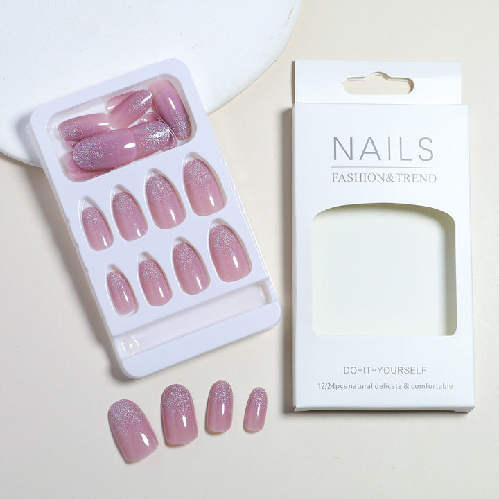 Elegant DIY Glittering Press-On Nail Set Kalsten