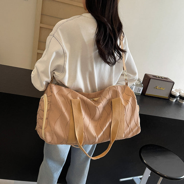Elegant Embroidered Sports Duffel Bag Kalsten