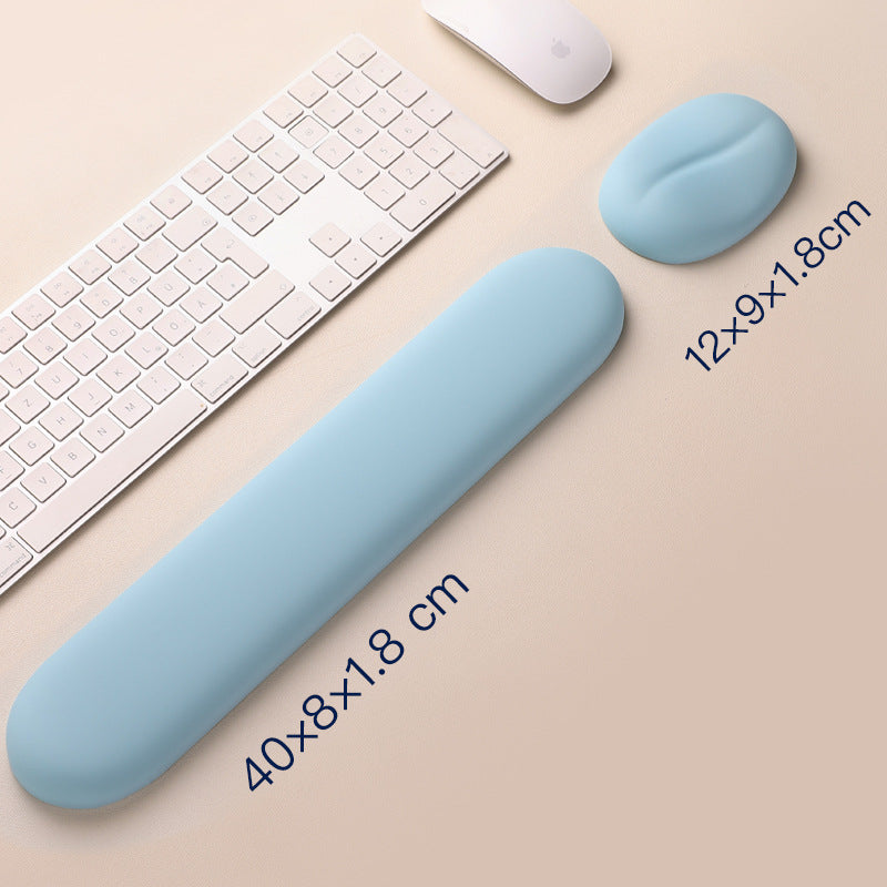 Ergonomic Keyboard Wrist Rest with Mouse Pad