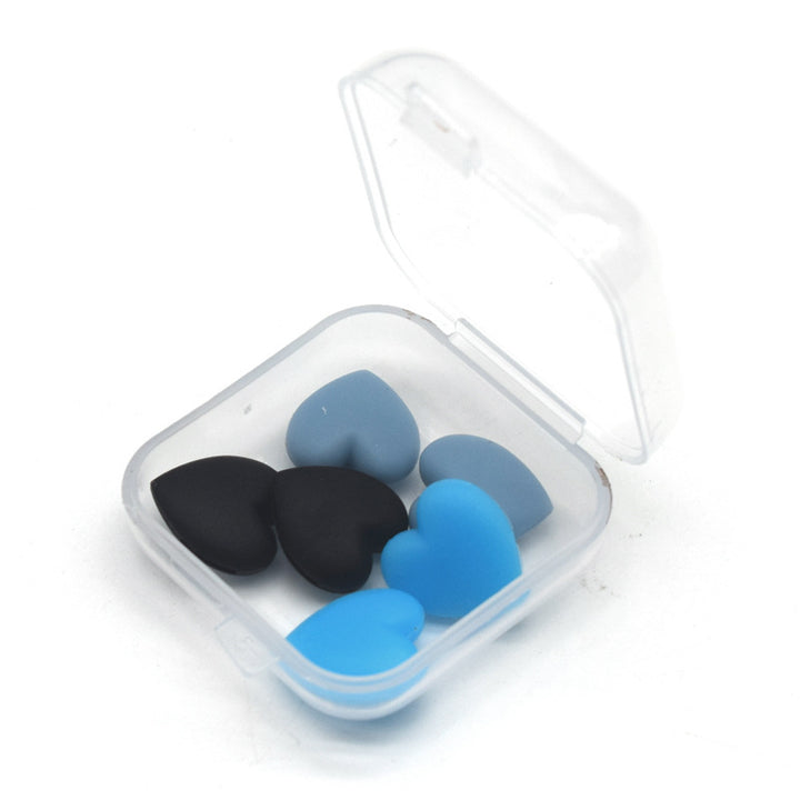 Heart-Shaped Silicone Keychain Holders Kalsten