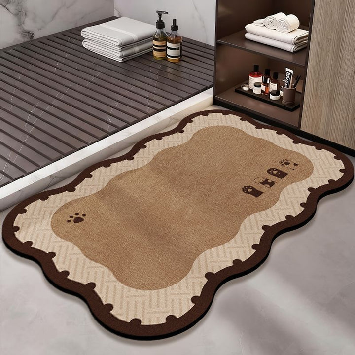 Decorative Pet-Themed Bath Mat Kalsten