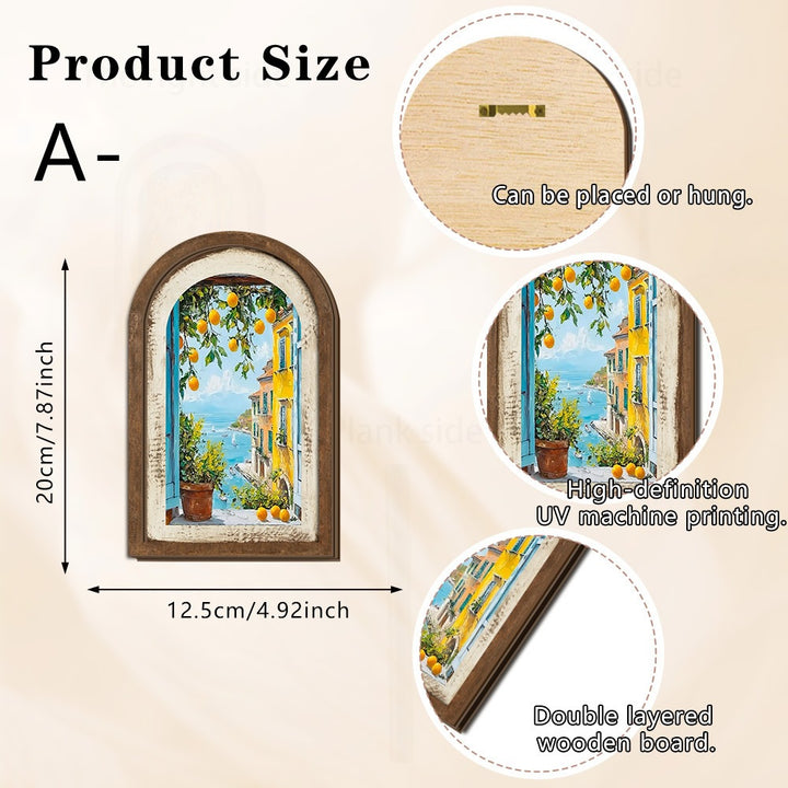 Wall decoration with lemon pattern Kalsten