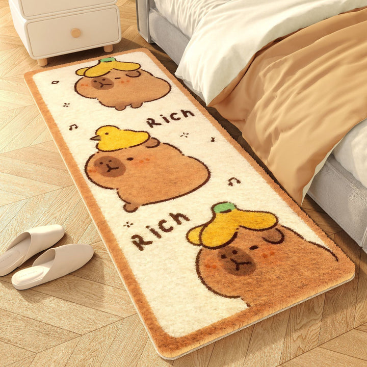 Cartoon Theme Plush Floor Mat