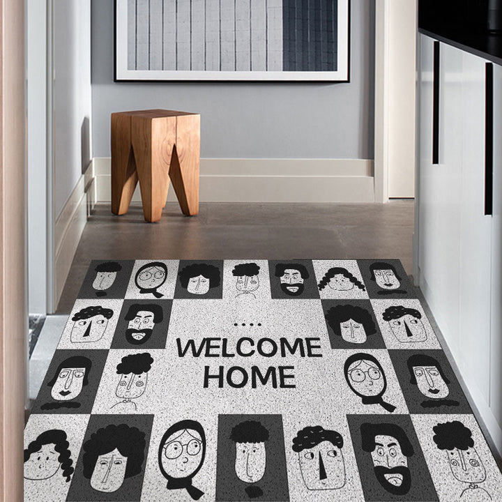 Unisex Whimsical Welcome Door Mat Kalsten