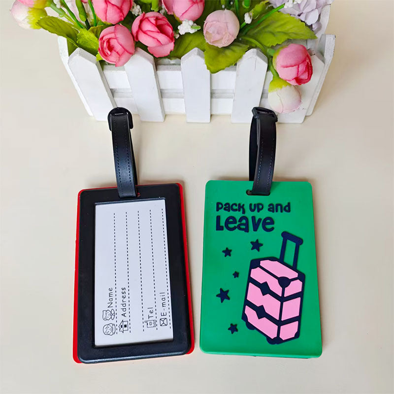 Unisex luggage tag in creative rainbow design Kalsten