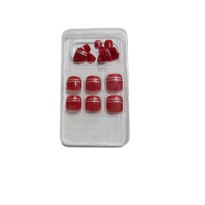 Glossy Decorative Press-On Nail Tips Kalsten