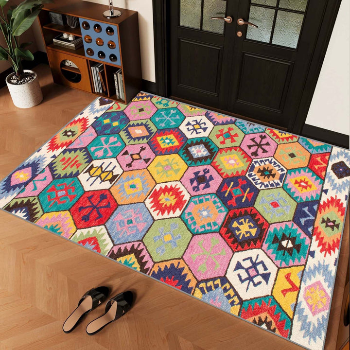 Geometric Pattern Area Rug