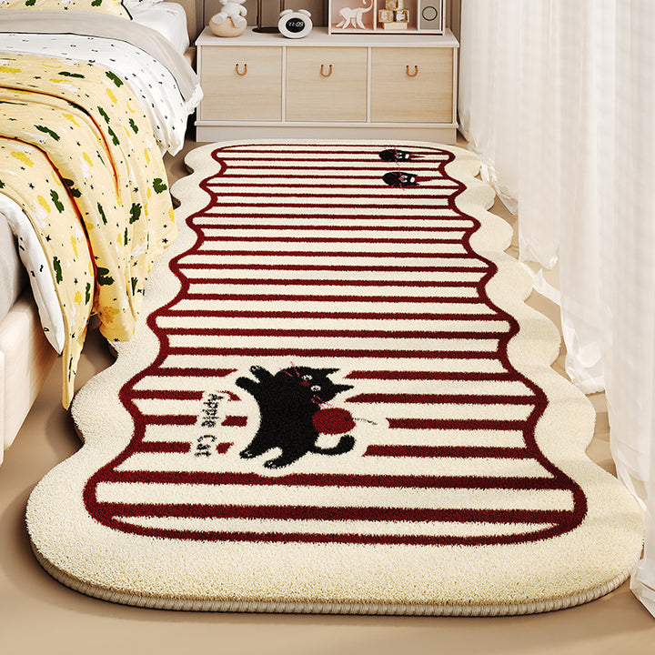 Cat Face Bath Mat for Bathroom Floor Decor