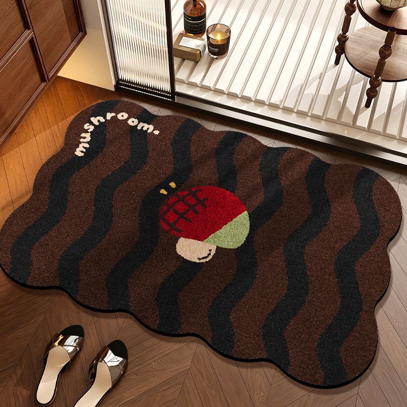 Mushroom-Themed Decorative Floor Mat