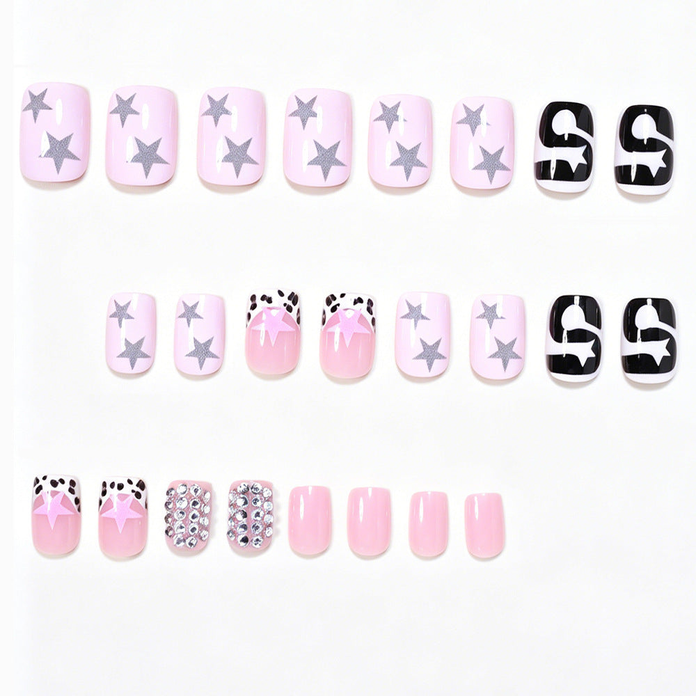 Artistic Press-On Nail Art Design Kalsten
