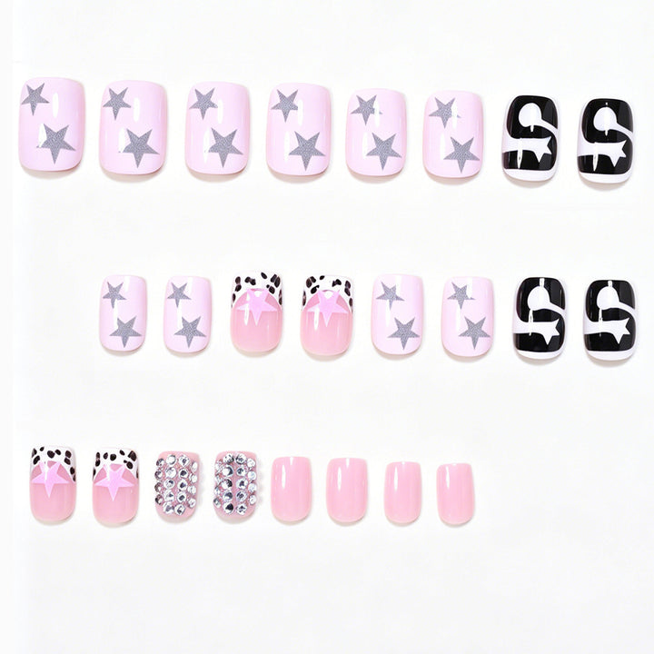 Artistic Press-On Nail Art Design Kalsten
