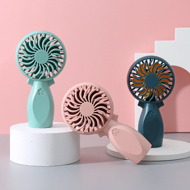 Unisex Portable Hand Fan with Ergonomic Handle and LED Function Kalsten