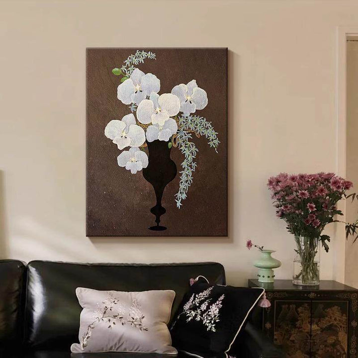 Elegant Orchid Floral Canvas Artwork