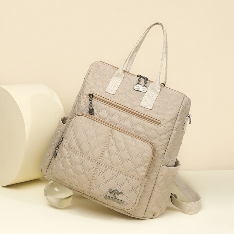 Quilted Multi-Functional Tote Backpack Kalsten