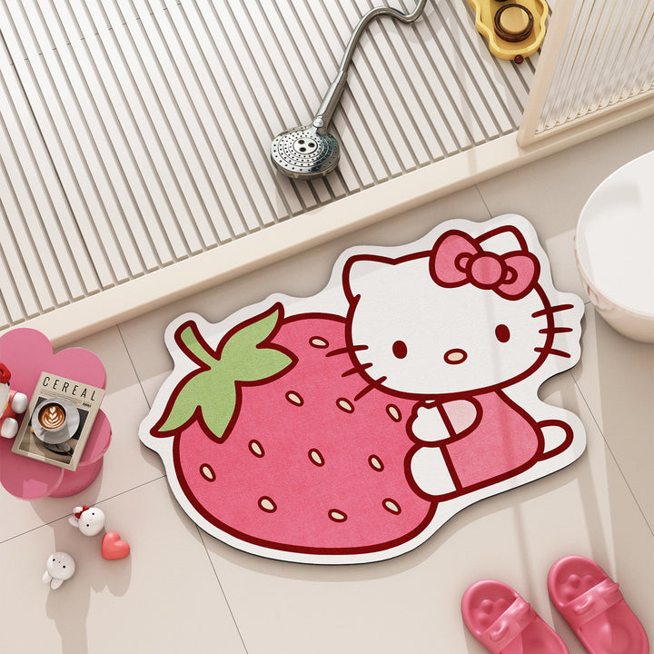 Cartoon Character Themed Bath Mat