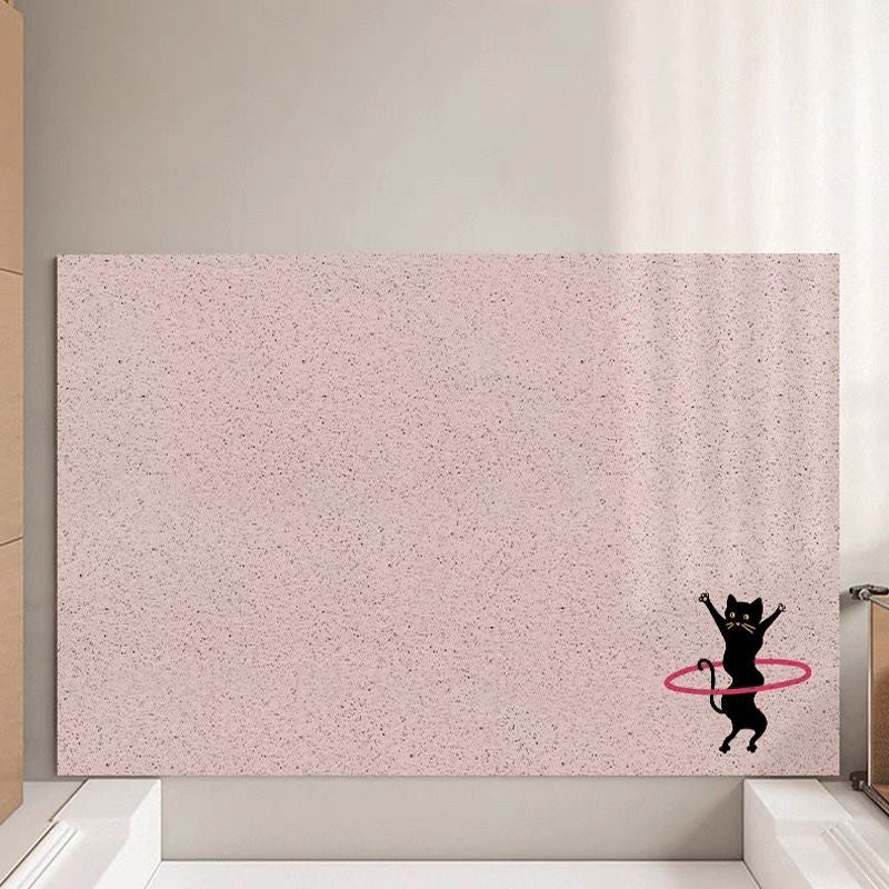 Cartoon Cat-Themed Entrance Mat Kalsten