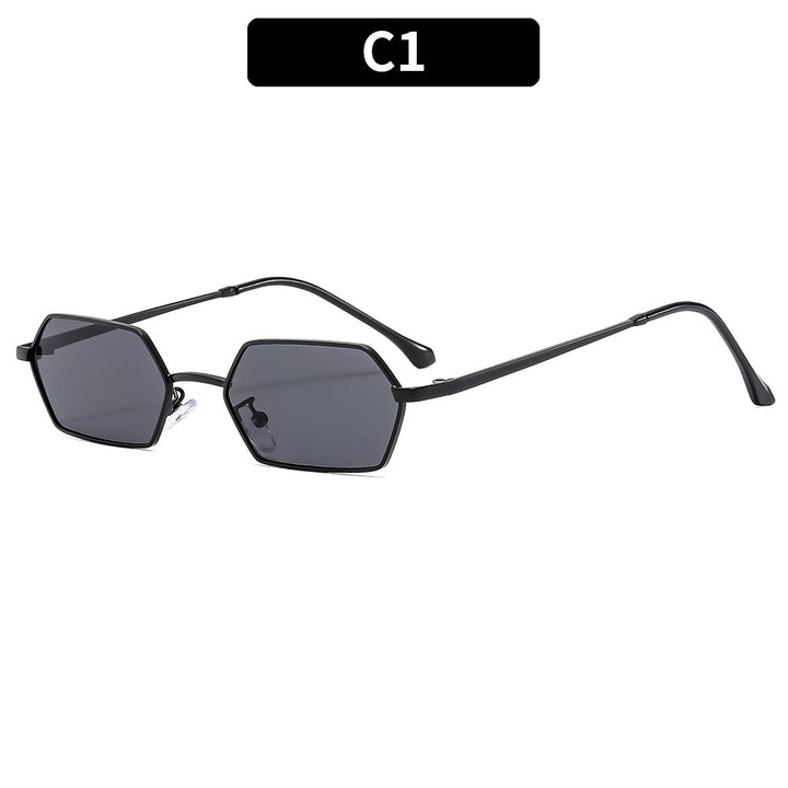 Chic Hexagonal Frame Sunglasses
