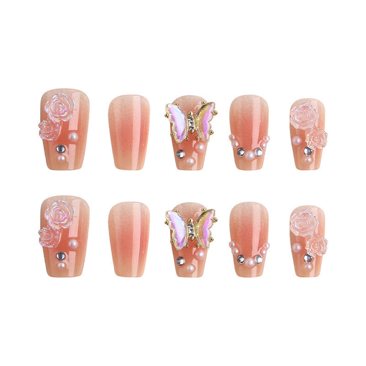 Decorative Press-On Nail Design Set