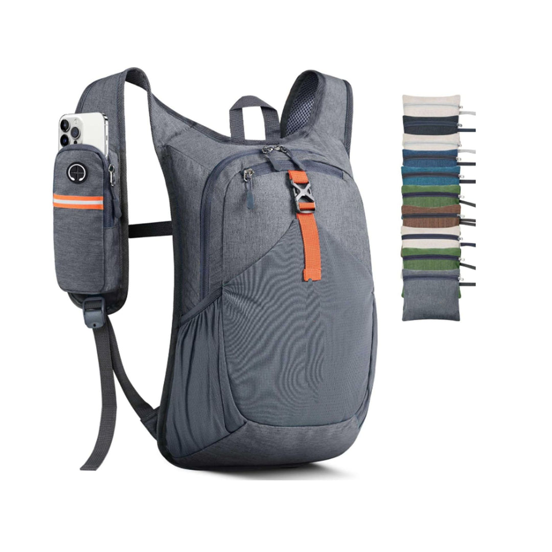Versatile sports backpack with drink holder and safety compartment Kalsten