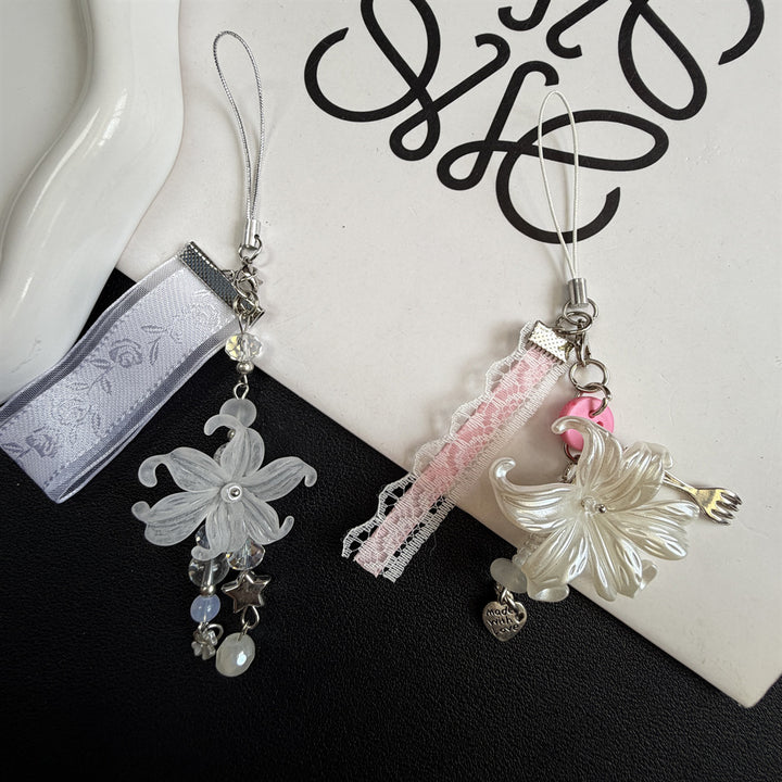 Floral Charm Phone Strap Kalsten