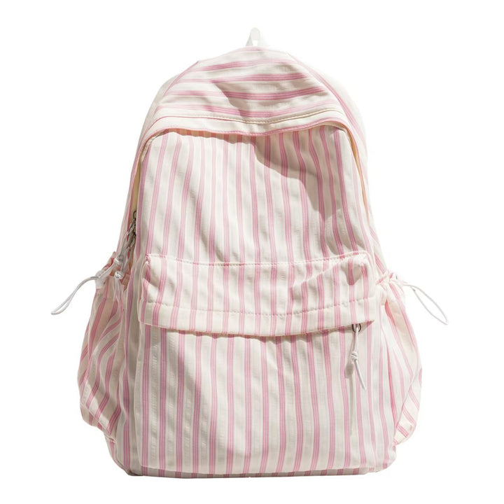Backpack with Striped Design and Practical Side Pockets Kalsten