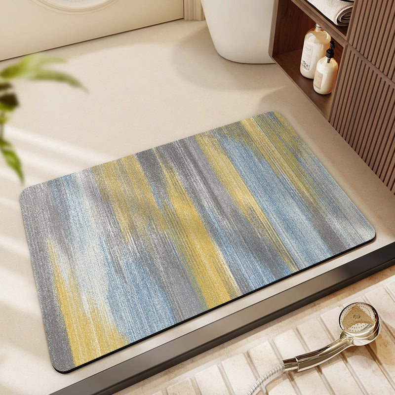 Floral Print Bath Mat Kalsten