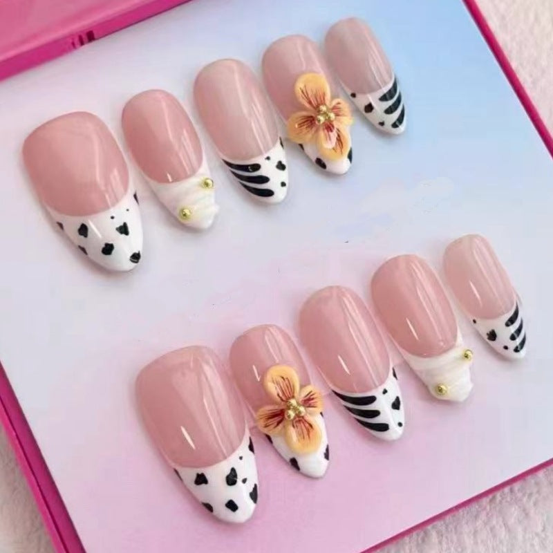 Nature-Themed Artistic Press-On Nail Set Kalsten