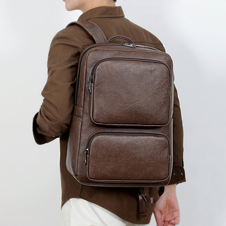 Business Rucksack with High-Quality Artificial Leather and Ergonomic Shoulder Straps Kalsten