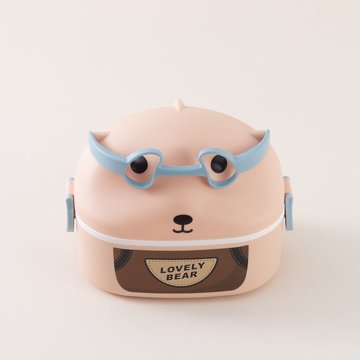 Cute Animal-Themed Portable Lunch Container