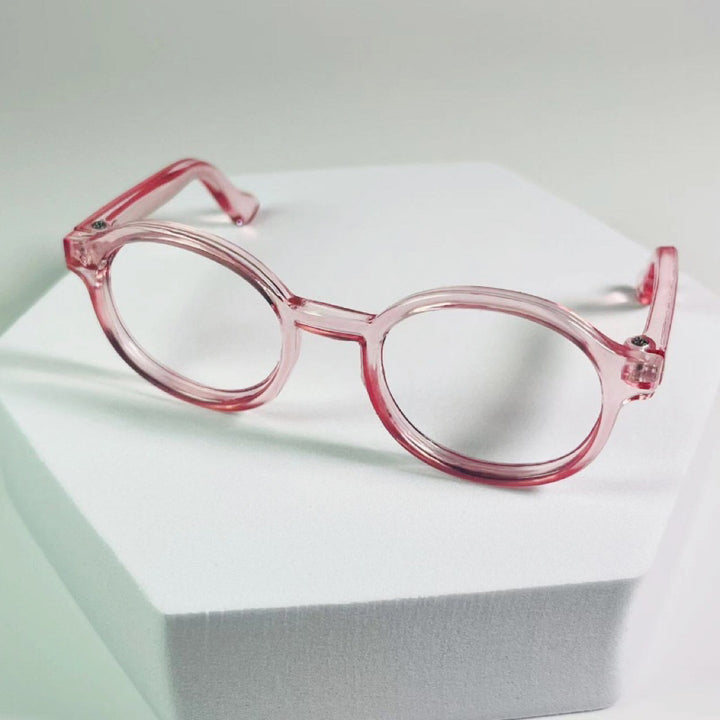 Vintage-Inspired Oval Frame Glasses Kalsten