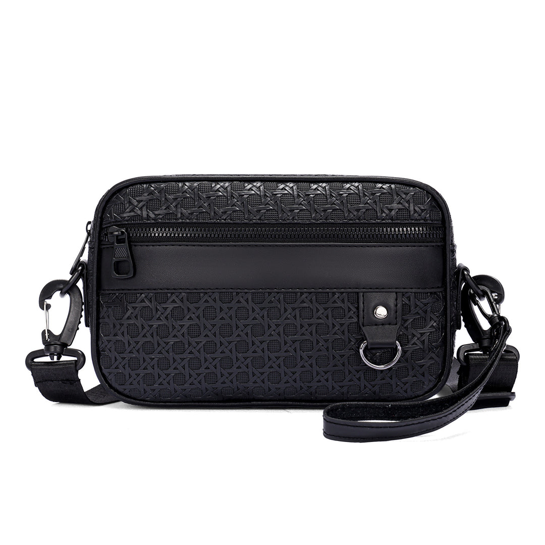 Textured Utility Crossbody Bag
