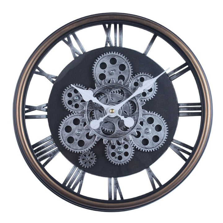 Wall Clock in Industrial Steampunk Design Kalsten