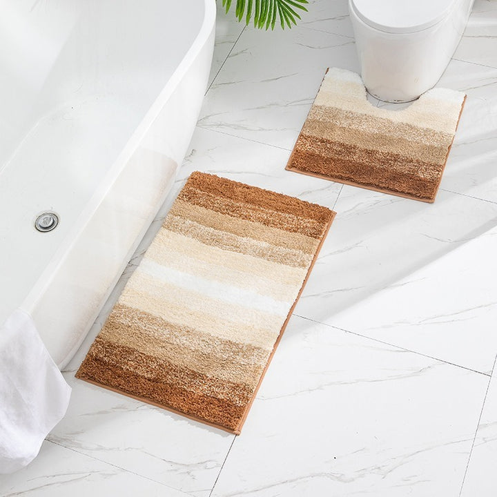 Luxurious Microfiber Bathroom Mat Set