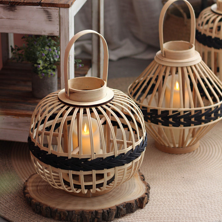 Decorative Rattan Lantern Kalsten