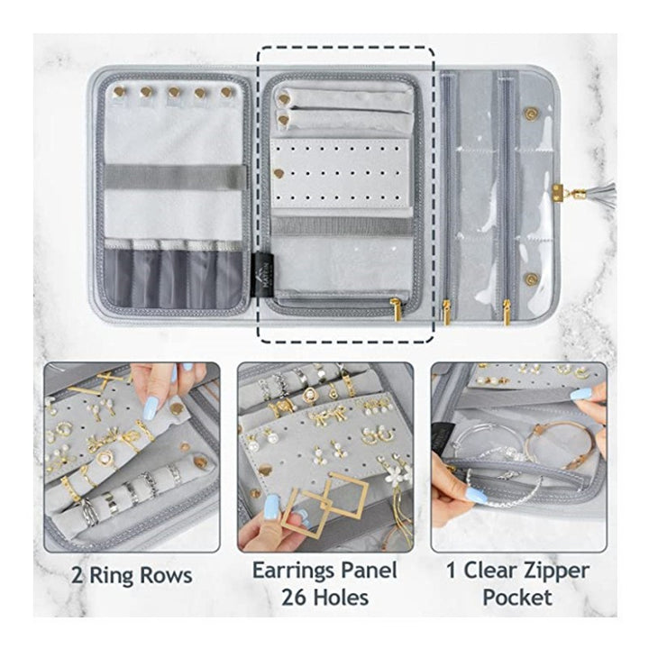 Elegant jewelry organizer with versatile compartments Kalsten