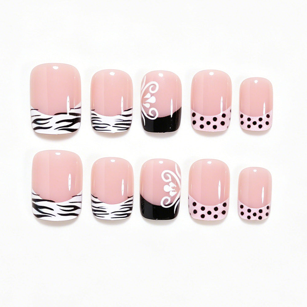 Artistic French Tip Nail Art Kalsten