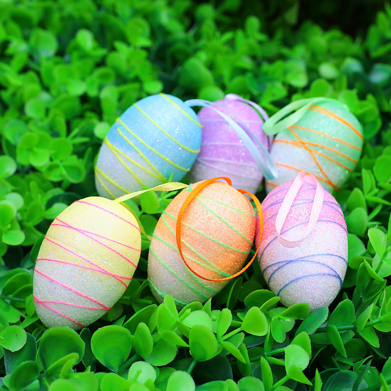 Decorative Glittered Easter Egg Set Kalsten