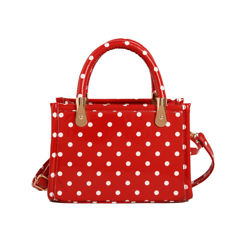 WoChic Polka Dot Handheld Satchel Bag Kalsten