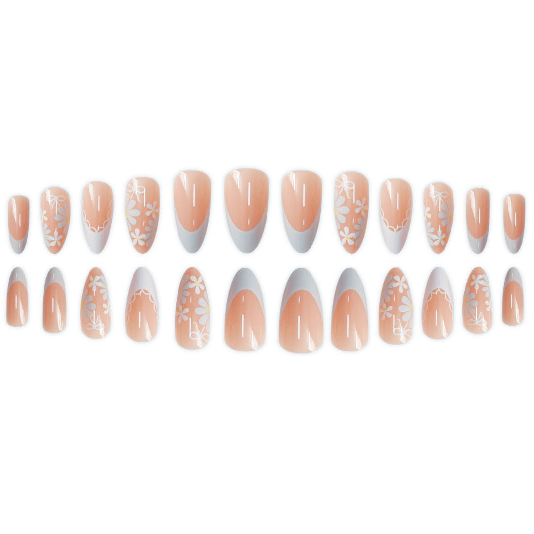 Floral Decorative Press-On Nails Kalsten