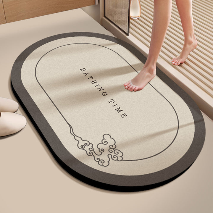 Absorbent Bathroom Floor Mat Kalsten