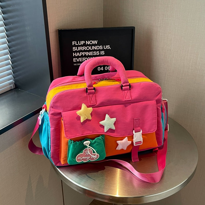 Stylish Multi-Color Travel Weekender Bag Kalsten
