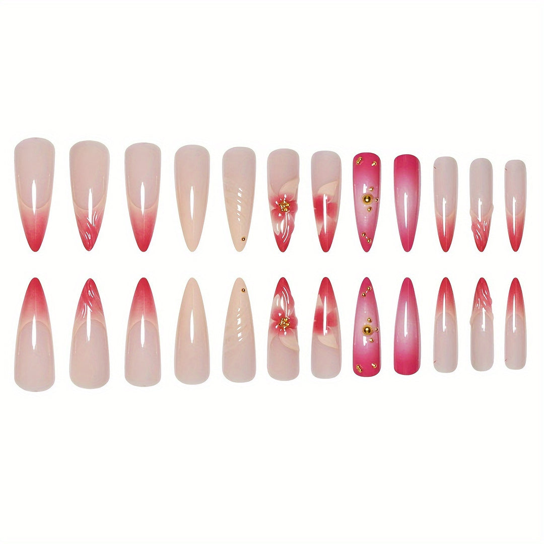 Decorative Press-On Nail Set Kalsten